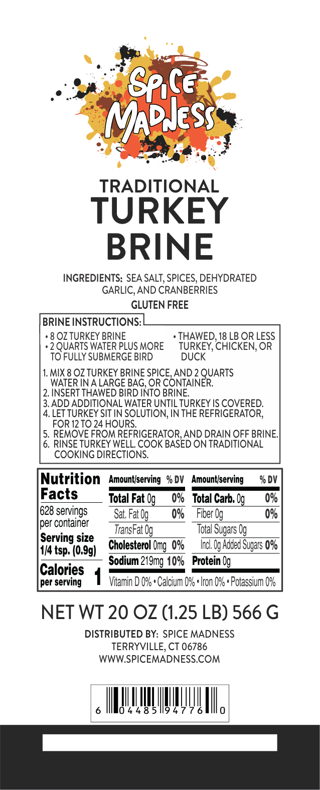 Turkey Brine, Traditional