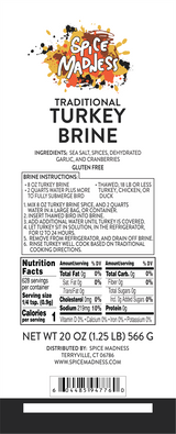 Turkey Brine, Traditional