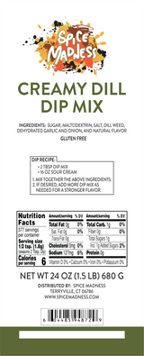 Creamy Dill Dip Mix