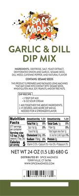 Garlic & Dill Dip Mix